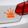Taç Oto Sticker Turuncu 15x10cm Taç Oto Sticker Turuncu 15x10cm