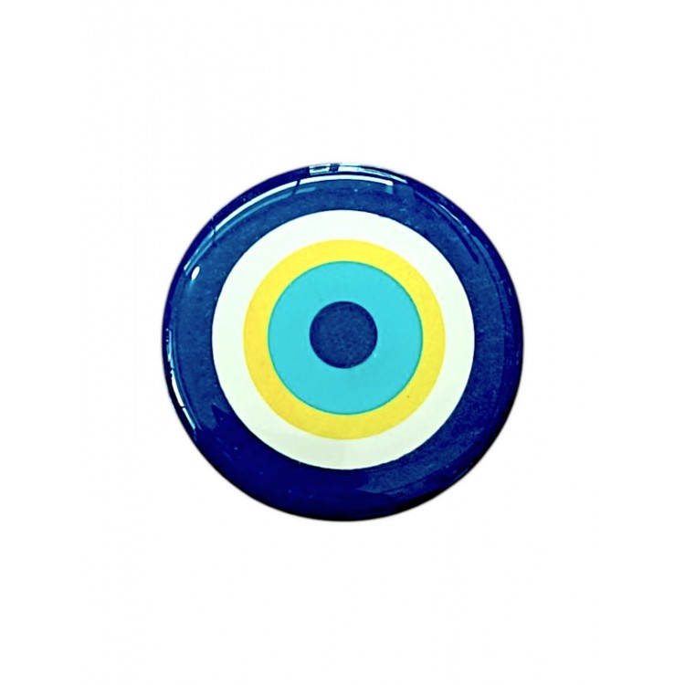 Nazar Boncuk Modeli  Yuvarlak Etiket Damla Sticker 3.5 cm
