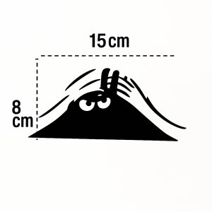 Bagajdan Bakan Öfkeli Adam Oto Stickeri Siyah 12x9cm Bagajdan Bakan Öfkeli Adam Oto Stickeri Siyah 12x9cm