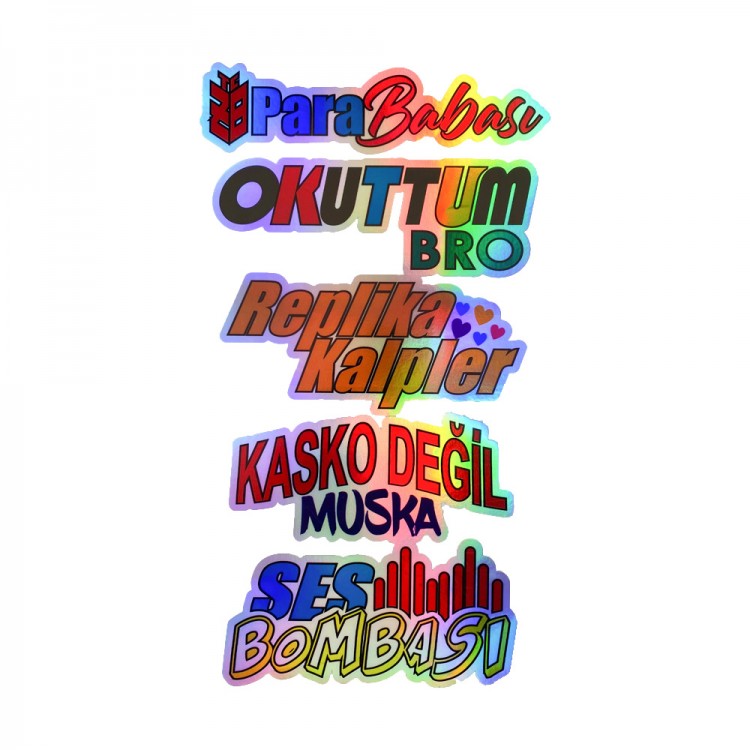 Para Babası Okuttunmu Bro Replika Kalpler Kasko Değil Muska Yazılı Hologram Efektli Arka Cam Stickeri 30x20cm Para Babası Okuttunmu Bro Replika Kalpler Kasko Değil Muska Yazılı Hologram Efektli Arka Cam Stickeri 30x20cm