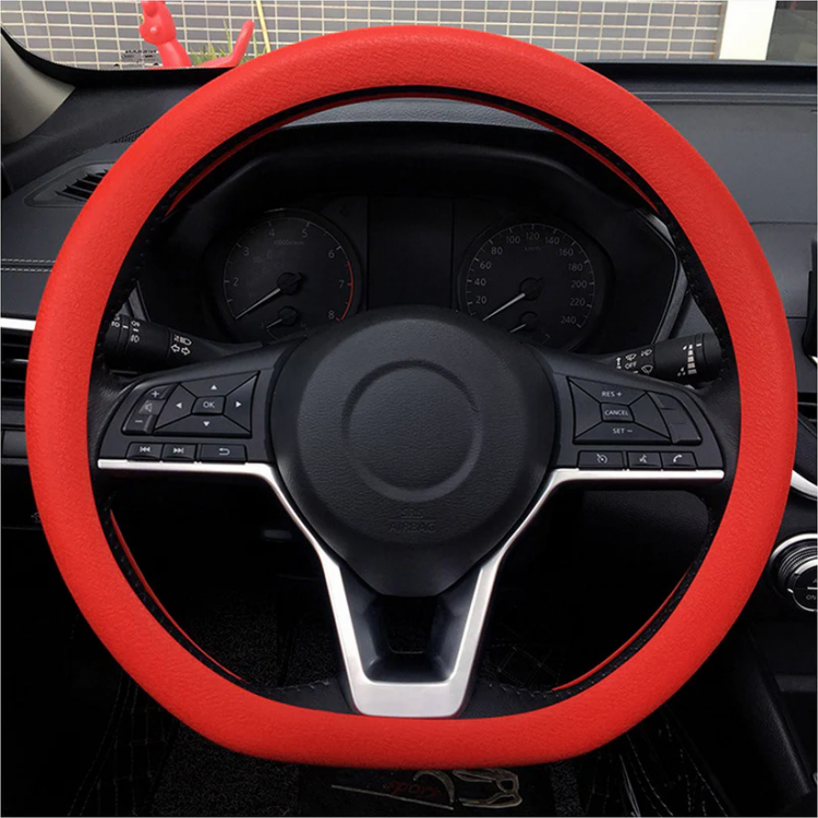 Silikon Direksiyon Kılıfı Kırmızı Silikon Direksiyon Kılıfı Kırmızı