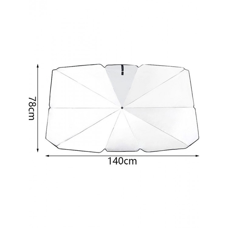 Ön Cam Araba Güneşlik Şemsiye Model 65x120cm