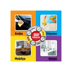 Automix Sentetik Güderi Bez Oto Kurulma Bezi Havlu Jumbo 50x40cm