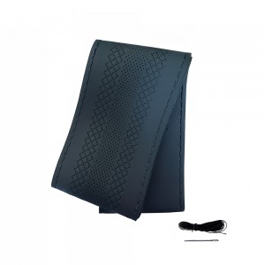 Lüx Desenli Deri Dikme Direksiyon Kılıfı 38-40cm Siyah OND363 Lüx Desenli Deri Dikme Direksiyon Kılıfı 38-40cm Siyah OND363