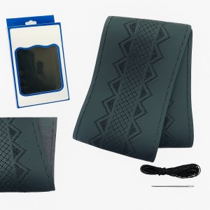 Lüx Desenli Deri Dikme Direksiyon Kılıfı 38-40cm Siyah OND362 Lüx Desenli Deri Dikme Direksiyon Kılıfı 38-40cm Siyah OND362