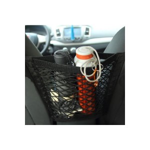 Oto Koltuk Arası File Ahtapot Ağ Düzenleyici Araç İçi Organizer Tek Cepli 30x28cm Siyah