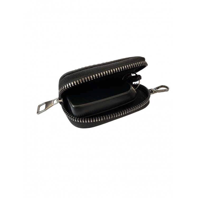 Mini Çantalı Deri Cüzdan Oto Anahtarlık Siyah Mini Çantalı Deri Cüzdan Oto Anahtarlık Siyah