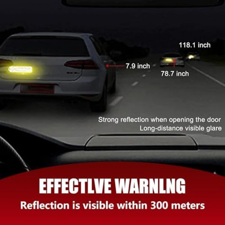 Araba Kapı Açık Uyarı Reflektörü Etiket Sticker 4'lü 9.5x2.5cm Kırmızı Araba Kapı Açık Uyarı Reflektörü Etiket Sticker 4'lü 9.5x2.5cm Kırmızı