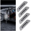Araba Kapı Açık Uyarı Reflektörü Etiket Sticker 4'lü 9.5x2.5cm Beyaz Araba Kapı Açık Uyarı Reflektörü Etiket Sticker 4'lü 9.5x2.5cm Beyaz