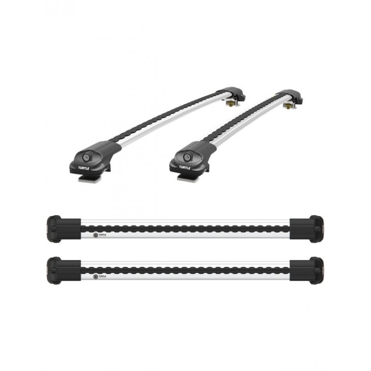 Nissan Primere 2002-2007 Uyumlu Turtle Air-1 Full Kit Tavan Ara Atkı Seti 82-82cm Gri