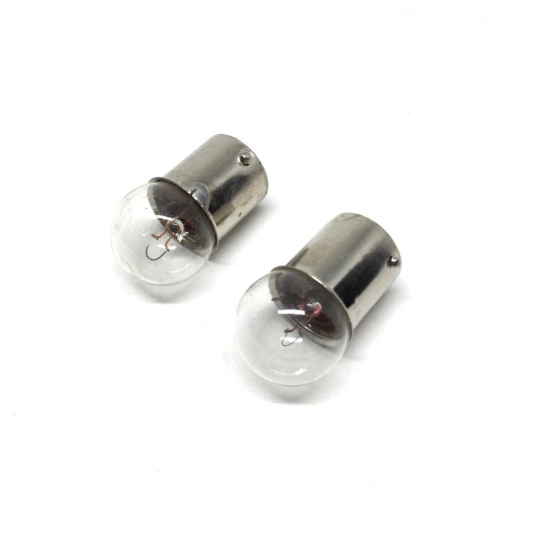 Super Light BA15D 1268 68 T16 5W 12V Halojen Park Ampulü Çift Duy 2 Adet Sarı