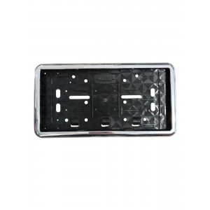Çerçeveli Dikdörtgen Plakalık Plaka Altlığı Krom Nikelajlı 32X17cm 1 Adet Çerçeveli Dikdörtgen Plakalık Plaka Altlığı Krom Nikelajlı 32X17cm 1 Adet