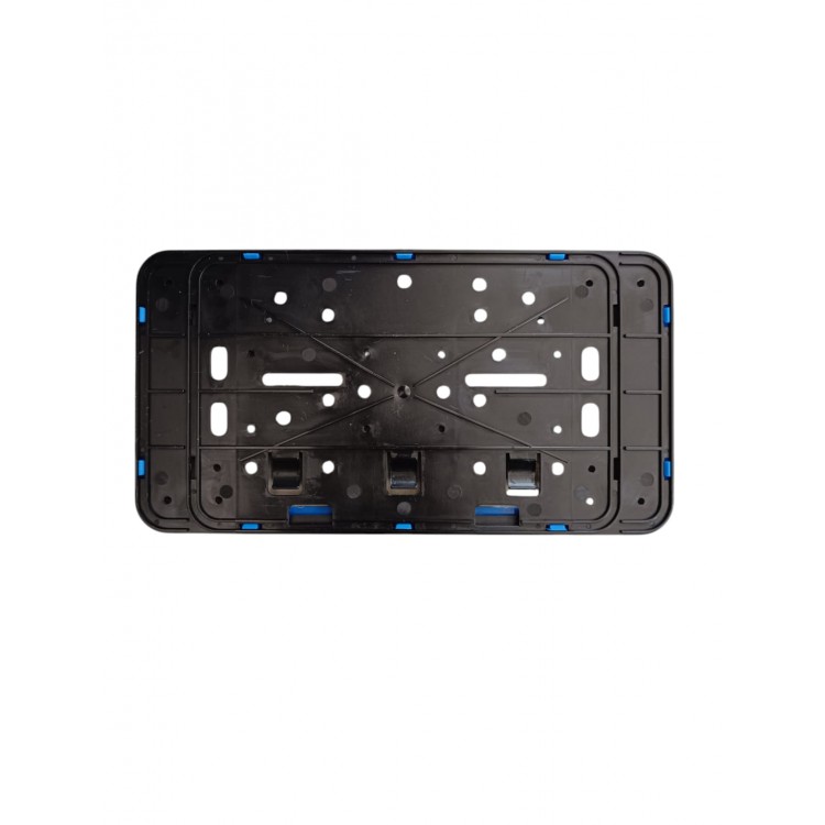 Çerçeveli Dikdörtgen Plakalık Plaka Altlığı Mavi 26X17cm 1 Adet