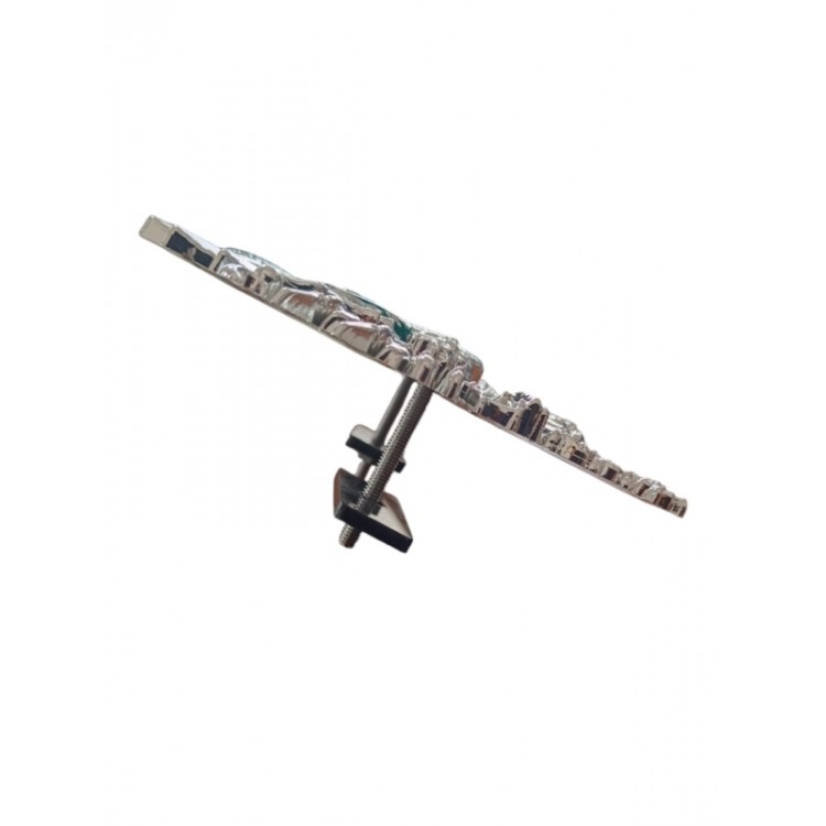 Osmanlı Devlet Arması Kabartma Logo Vidalı Küçük 10x8cm Gold