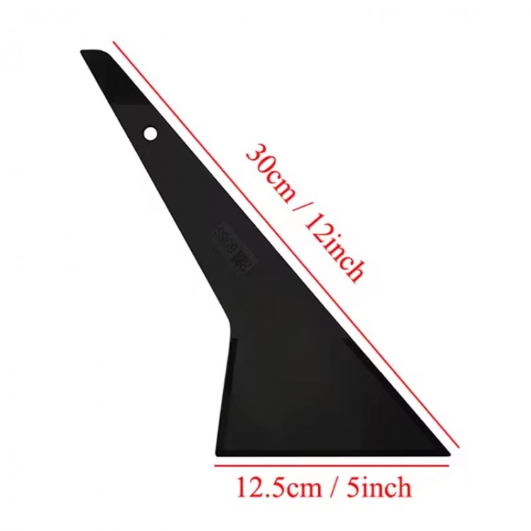 Uzun Saplı Yumuşak Isıya Dayanıklı Köşe Ragle Cam Filmi Çekme Aparatı 30x12cm Siyah Uzun Saplı Yumuşak Isıya Dayanıklı Köşe Ragle Cam Filmi Çekme Aparatı 30x12cm Siyah