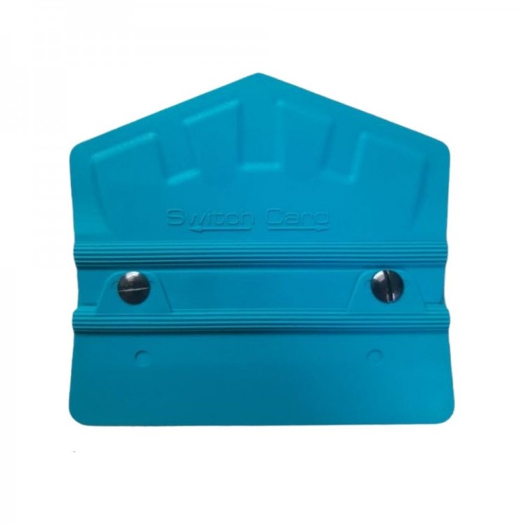 Switch Card Üçgen Ragle PPF/TPH Cam Filmi Çekme Uygulama Aparatı Teflonlu 90A Sertlik 10x9cm Turkuaz Mavi Switch Card Üçgen Ragle PPF/TPH Cam Filmi Çekme Uygulama Aparatı Teflonlu 90A Sertlik 10x9cm Turkuaz Mavi