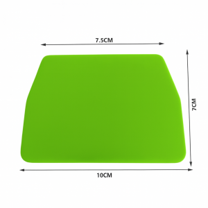 Kare Ragle PPF/TPH Cam Filmi Çekme Uygulama Aparatı Teflonlu 10x7cm Yeşil
