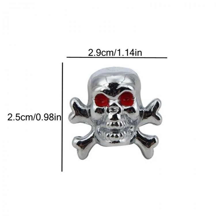 Kuru Kafa Sibop Kapağı 4'lü Krom Kuru Kafa Sibop Kapağı 4'lü Krom