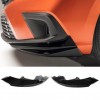 Honda Civic FE1 2022 ve Sonrası Uyumlu Ön Tampon Aero Flap Piano Black 2 Parça