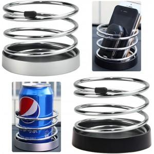 Yaylı Bardaklık Bardak İçeçek Tutucu Siyah