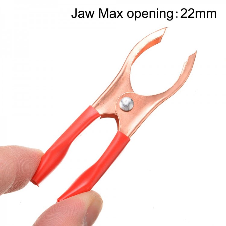 Mini Akü Takviye Batarya Maşası Krokodil Kıskaç Yalıtımlı Siyah Kırmızı 1 Takım Set Mini Akü Takviye Batarya Maşası Krokodil Kıskaç Yalıtımlı Siyah Kırmızı 1 Takım Set