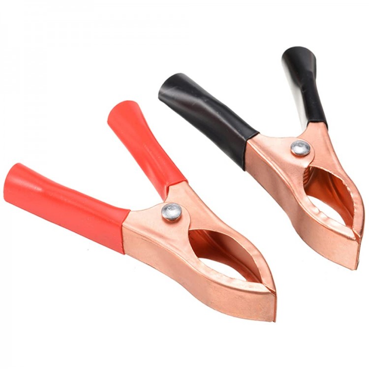 Mini Akü Takviye Batarya Maşası Krokodil Kıskaç Yalıtımlı Siyah Kırmızı 1 Takım Set Mini Akü Takviye Batarya Maşası Krokodil Kıskaç Yalıtımlı Siyah Kırmızı 1 Takım Set