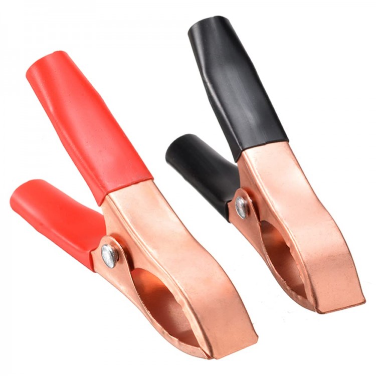 Mini Akü Takviye Batarya Maşası Krokodil Kıskaç Yalıtımlı Siyah Kırmızı 1 Takım Set Mini Akü Takviye Batarya Maşası Krokodil Kıskaç Yalıtımlı Siyah Kırmızı 1 Takım Set