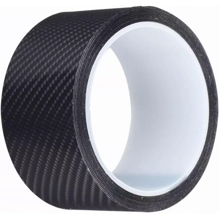 Kapı Eşiği Tampon Bagaj Koruma Folyosu Karbon Folyo 5cmx5m Siyah