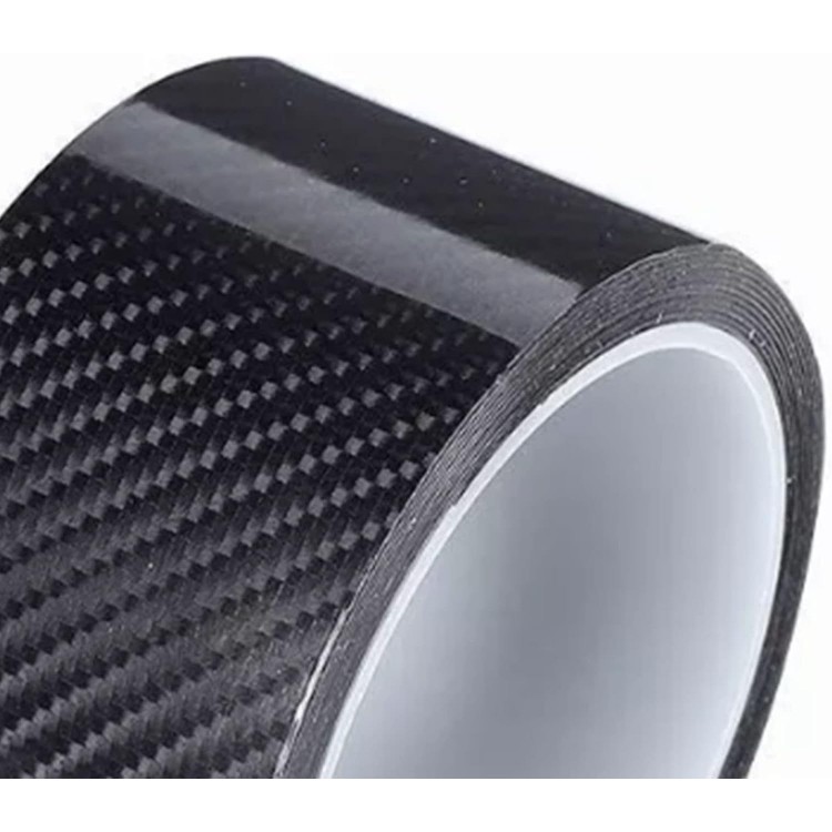 Kapı Eşiği Tampon Bagaj Koruma Folyosu Karbon Folyo 5cmx5m Siyah