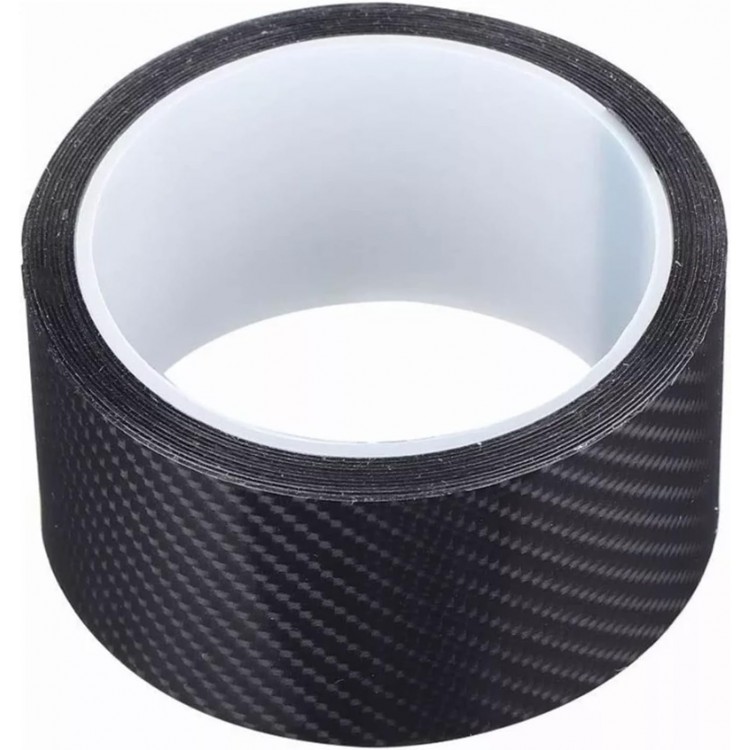 Kapı Eşiği Tampon Bagaj Koruma Folyosu Karbon Folyo 5cmx5m Siyah