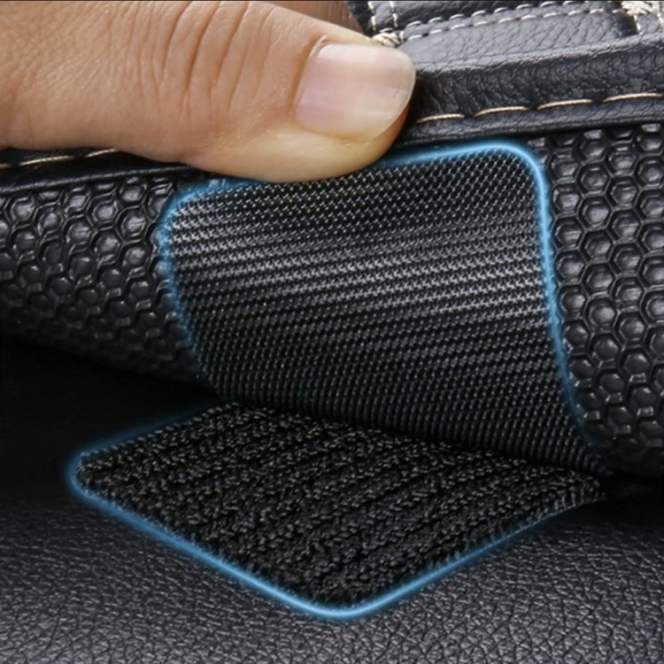 Araç Ev Ofis Çok Amaçlı Kaydırmaz Çift Taraflı Cırt Velcro Bant 16’lı Set 23x70mm Siyah