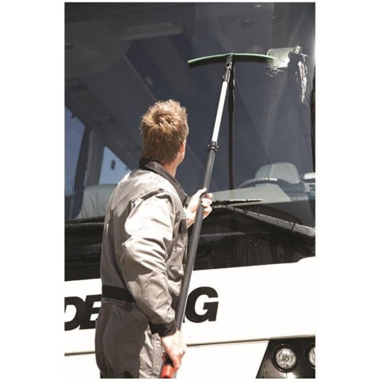 Wipe-N-Shine Saplı Silikon Geniş Su Çekçek Cam Filmi Uygulama Aparatı 18x25cm