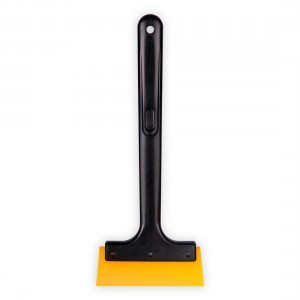 Uzun Saplı Silikon Çekçek Ragle Cam Filmi Çekme Uygulama Aparatı 80A 13x33cm Siyah Sarı