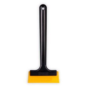 Uzun Saplı Silikon Çekçek Ragle Cam Filmi Çekme Uygulama Aparatı 80A 13x33cm Siyah Sarı