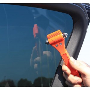 Acil İmdat Emniyet Çekici Cam Kırıcı Emniyet Kemeri Kesicili