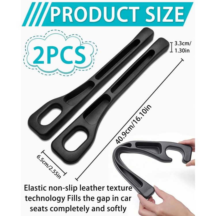 Araç Koltuğu Boşluk Doldurucu ve Düzenleyici Organizer 2'li Siyah