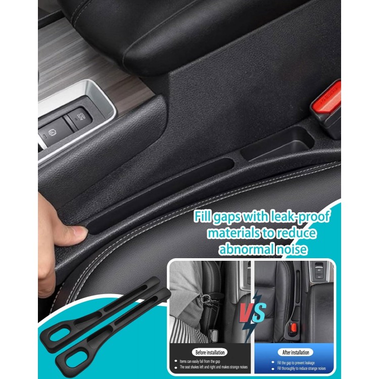 Araç Koltuğu Boşluk Doldurucu ve Düzenleyici Organizer 2'li Siyah