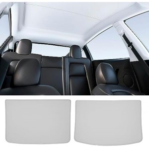 Tesla Model Y 2020–2023 Tavan Penceresi Güneşlik Katlanabilir UV Isı Yalıtımlı Çantalı Gri