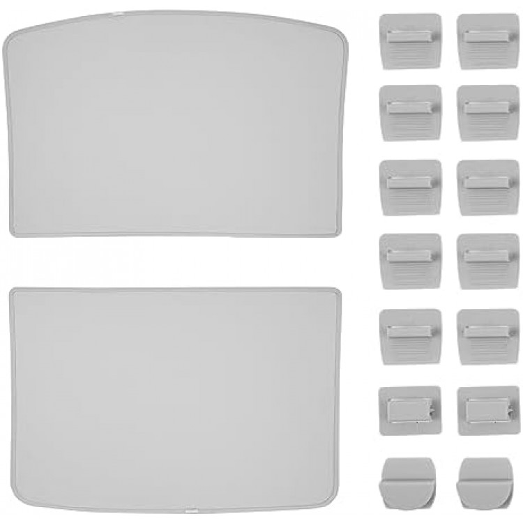 Tesla Model Y 2020–2023 Tavan Penceresi Güneşlik Katlanabilir UV Isı Yalıtımlı Çantalı Gri