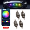 RGB APP Telefon Kontrollü SUV Off-Road Ön Izgara Panjur LED Aydınlatma 12V 4'lü Set