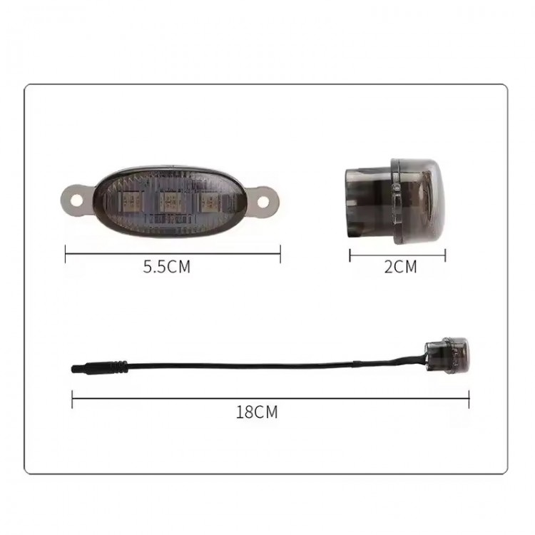 RGB APP Telefon Kontrollü SUV Off-Road Ön Izgara Panjur LED Aydınlatma 12V 4'lü Set