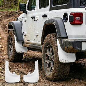 Universal Yumuşak Paçalık Tozluk Çamurluk 2'li Set Beyaz