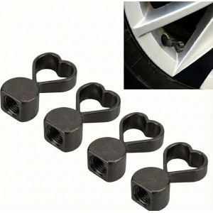 Kalpli Alüminyum Sibop Kapağı 4'lü Set Füme