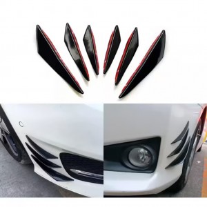 Tampon 6'lı Bıçak Ventil Parlak Siyah İthal