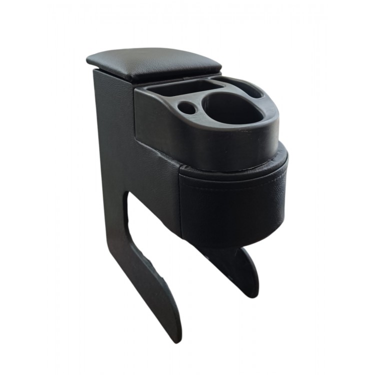 Universal Delmesiz Tek Bardaklık Kol Dayama Kolçak Siyah