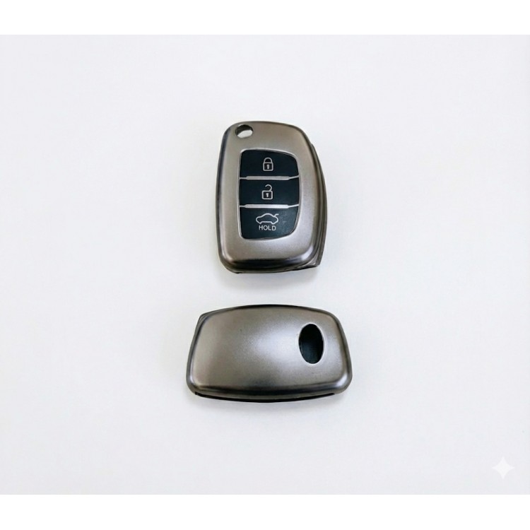 Hyundai Accent Blue İ20 - İ30 - İX35 Uyumlu Smart 3 Buton Silikon Oto Anahtar Kumanda Kabı Kılıf Füme Hyundai Accent Blue İ20 - İ30 - İX35 Uyumlu Smart 3 Buton Silikon Oto Anahtar Kumanda Kabı Kılıf Füme