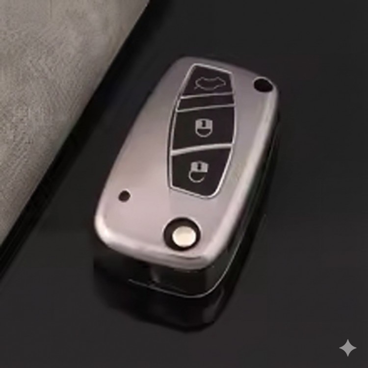 Fiat Fiorino Uyumlu Smart 3 Buton Silikon Oto Anahtar Kumanda Kabı Kılıf Füme Fiat Fiorino Uyumlu Smart 3 Buton Silikon Oto Anahtar Kumanda Kabı Kılıf Füme