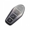 BYD Uyumlu Smart 3 Buton Silikon Oto Anahtar Kumanda Kabı Kılıf Gri