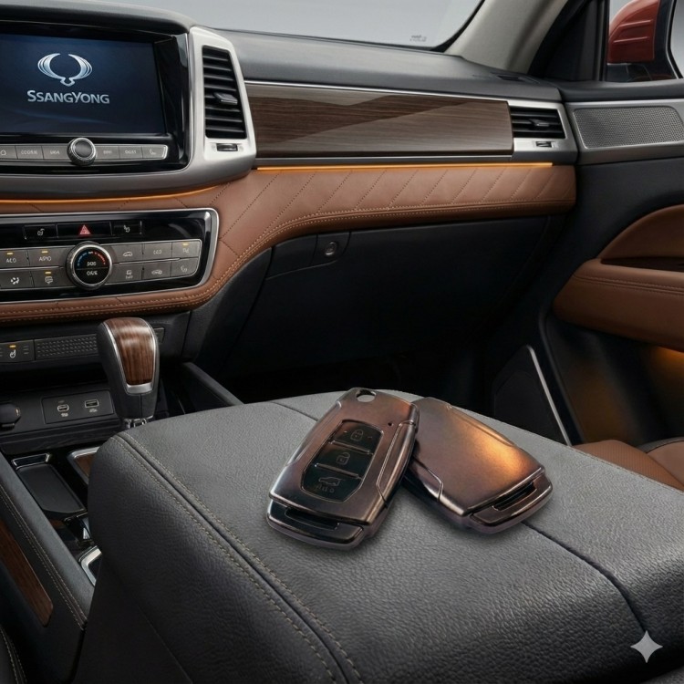 Torres Musso Korando Uyumlu Smart 3 Buton Silikon Oto Anahtar Kumanda Kabı Kılıf Gri Torres Musso Korando Uyumlu Smart 3 Buton Silikon Oto Anahtar Kumanda Kabı Kılıf Gri