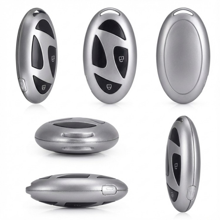 Hyundai Tuscon Ioniq Uyumlu Smart 3 Buton Silikon Oto Anahtar Kumanda Kabı Kılıf Gri Hyundai Tuscon Ioniq Uyumlu Smart 3 Buton Silikon Oto Anahtar Kumanda Kabı Kılıf Gri